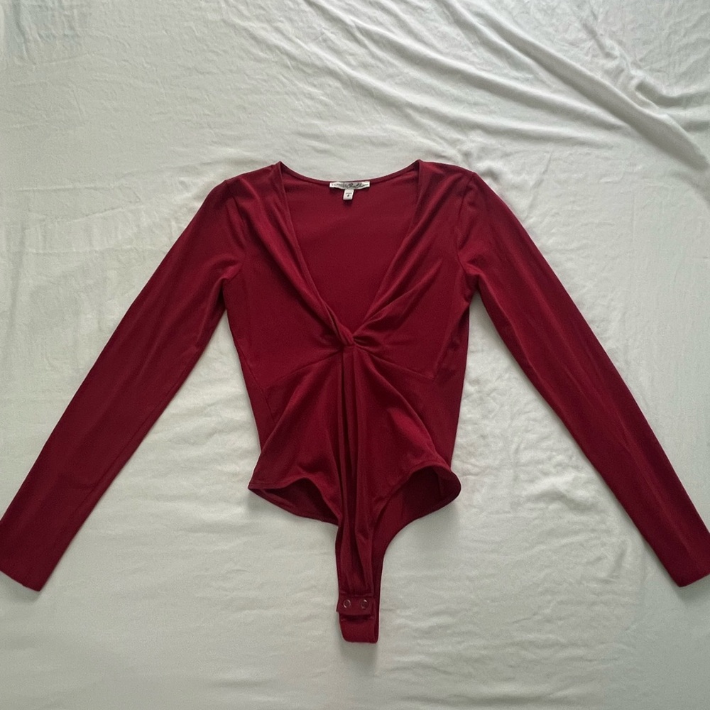 V Neck Bodysuit